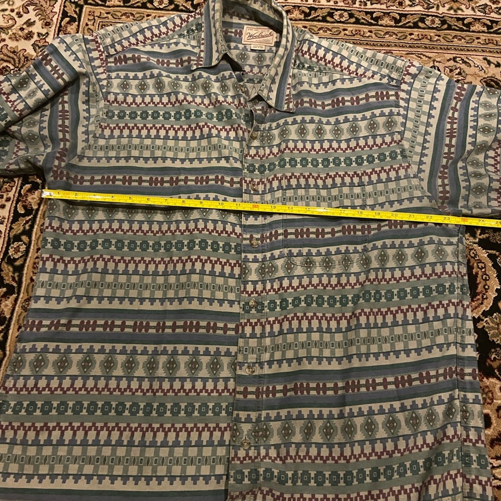 Vintage Woolrich Button Down Xl - image 8